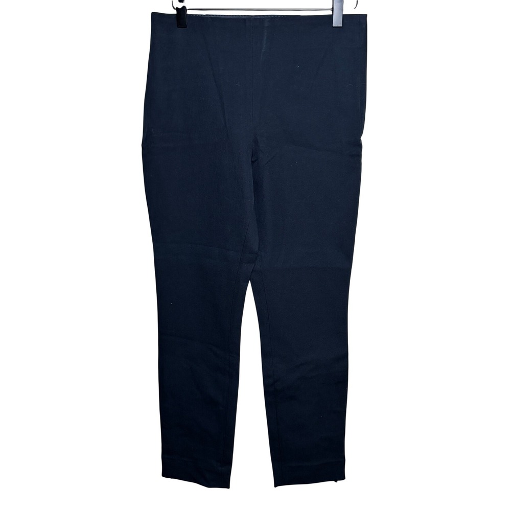 COS Navy Blue High Waisted Stretch Side Zip Ankle Work Trouser Pants Womens 8 US